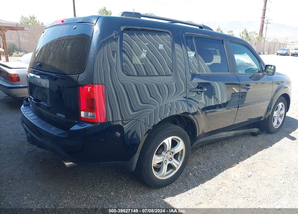 2013 HONDA PILOT EX-L VIN: 5FNYF4H57DB037515