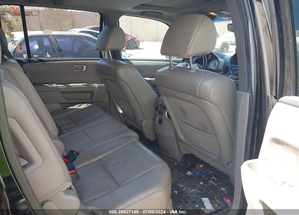 2013 HONDA PILOT EX-L VIN: 5FNYF4H57DB037515