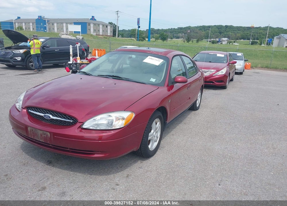 2002 FORD TAURUS SEL VIN: 1FAFP56S42A126005