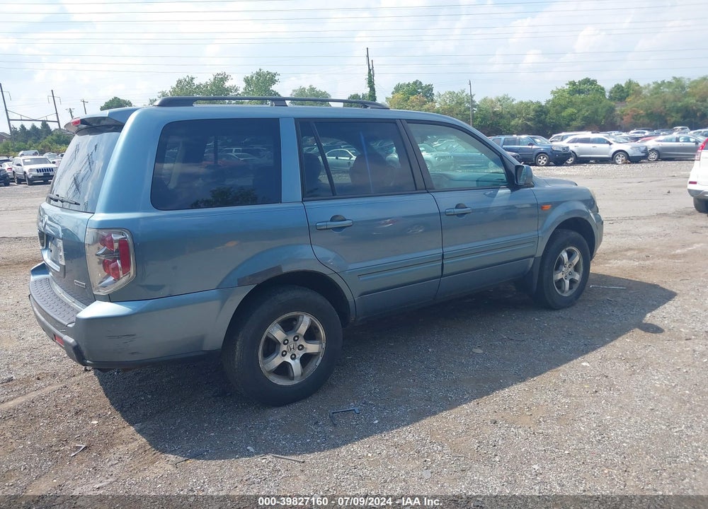 2006 HONDA PILOT EX-L VIN: 2HKYF18576H565056