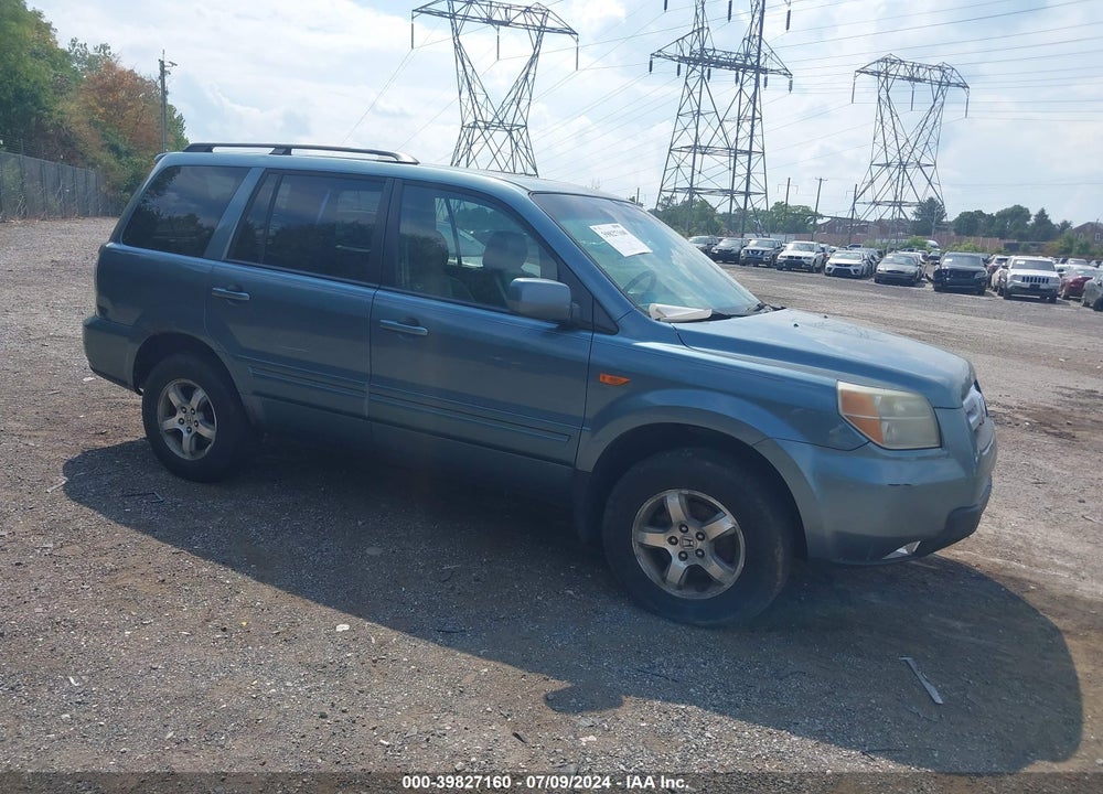 2006 HONDA PILOT EX-L VIN: 2HKYF18576H565056