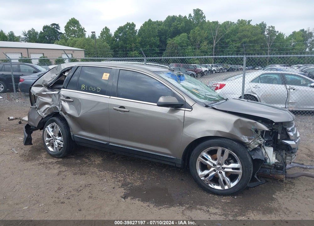 2013 FORD EDGE LIMITED VIN: 2FMDK4KCXDBA28382