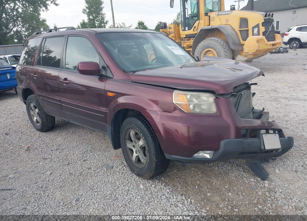 2007 HONDA PILOT EX VIN: 2HKYF184X7H513607