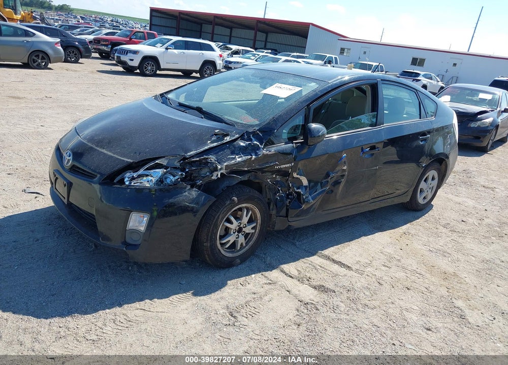 2011 TOYOTA PRIUS TWO VIN: JTDKN3DU0B1408407
