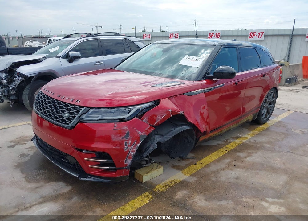2022 LAND ROVER RANGE ROVER VELAR P250 R-DYNAMIC S VIN: SALYT2EX3NA344623