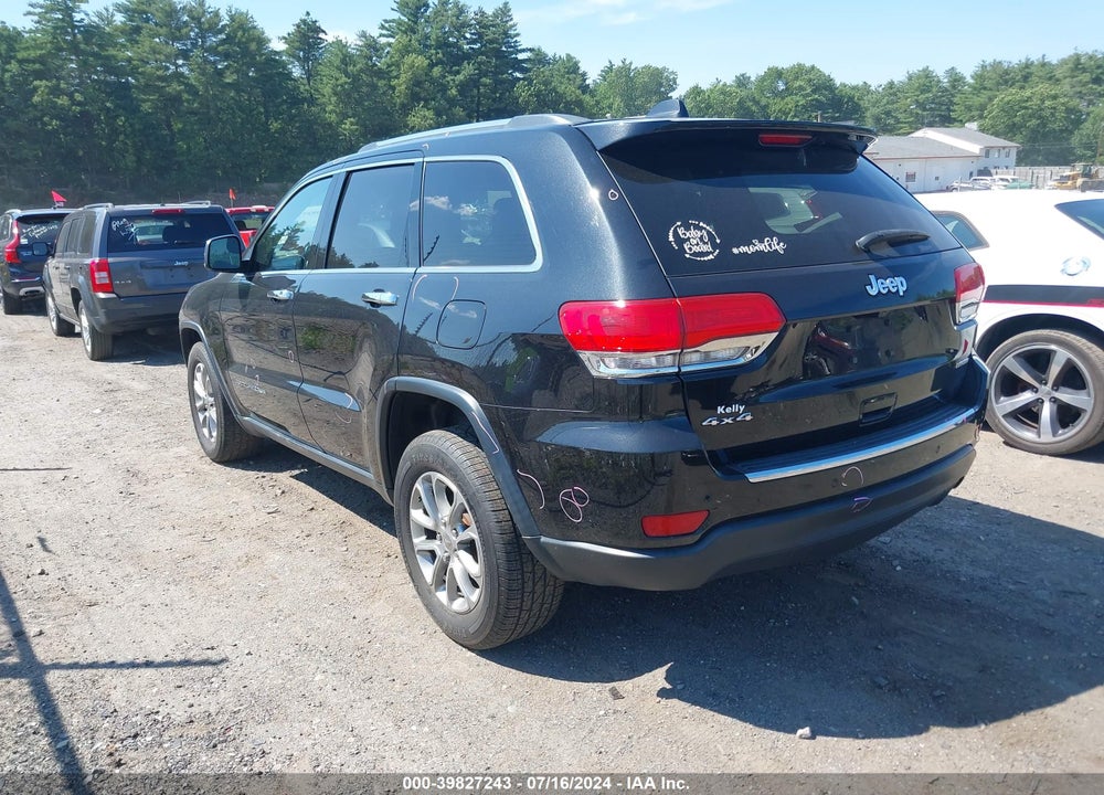2015 JEEP GRAND CHEROKEE LIMITED VIN: 1C4RJFBG7FC162653