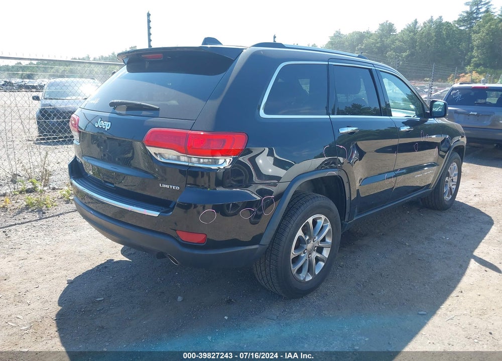 2015 JEEP GRAND CHEROKEE LIMITED VIN: 1C4RJFBG7FC162653