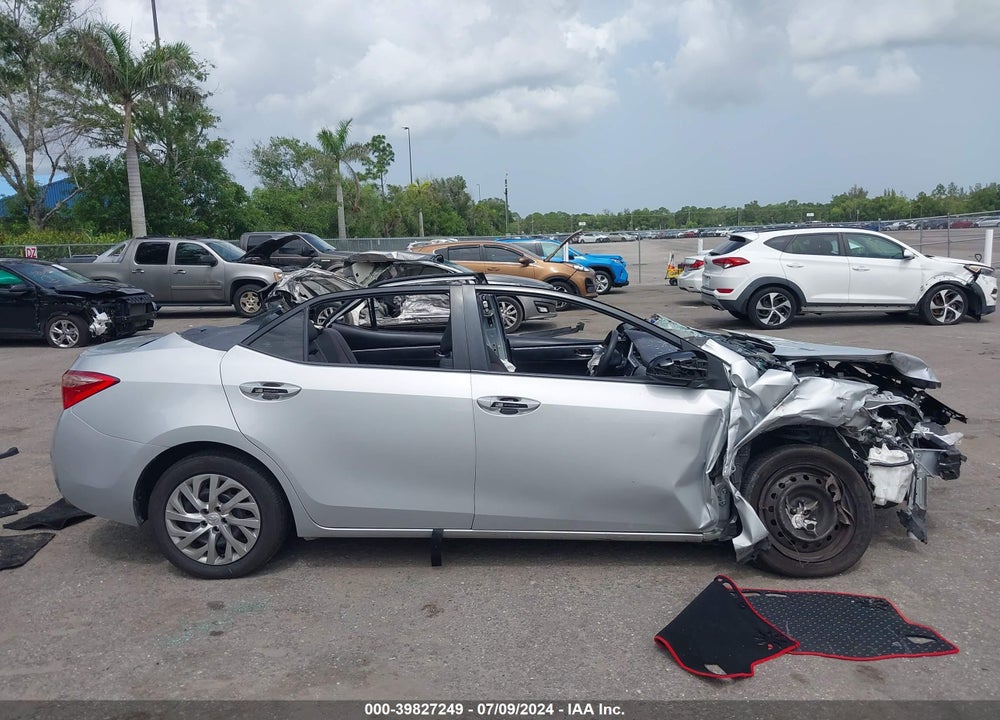 2019 TOYOTA COROLLA LE VIN: 2T1BURHE1KC196959