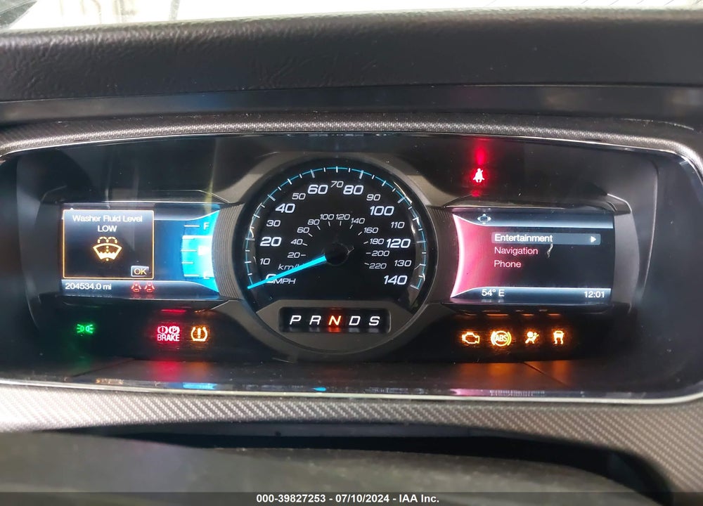 2014 FORD TAURUS SHO VIN: 1FAHP2KT2EG100364