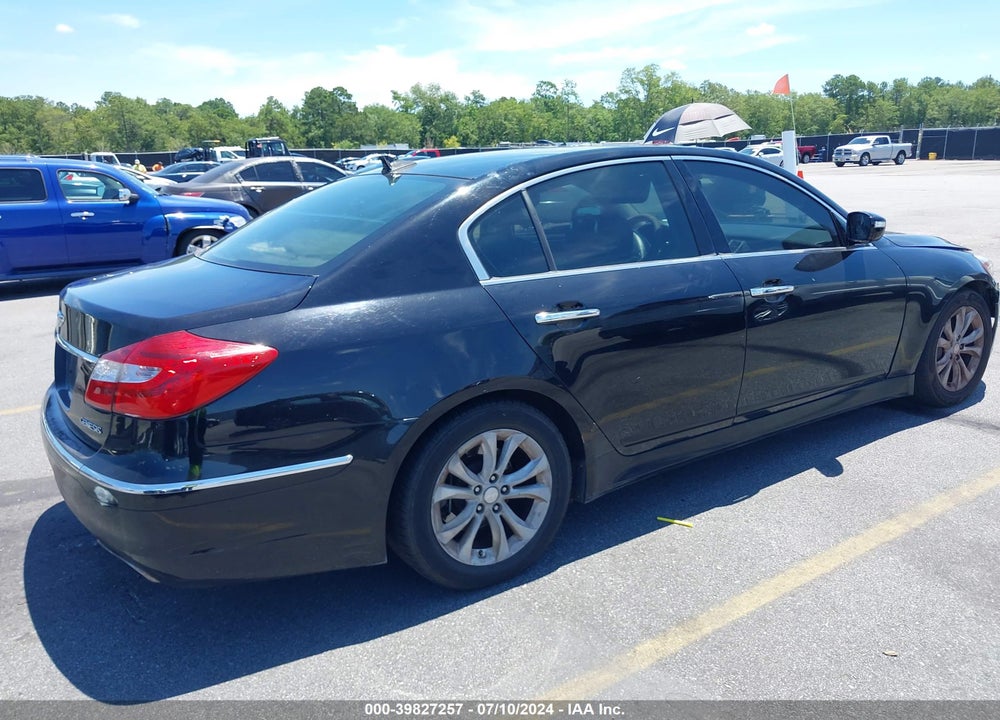 2012 HYUNDAI GENESIS VIN: KMHGC4DDXCU191719