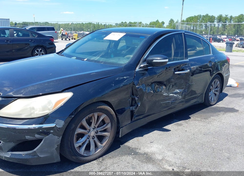 2012 HYUNDAI GENESIS VIN: KMHGC4DDXCU191719