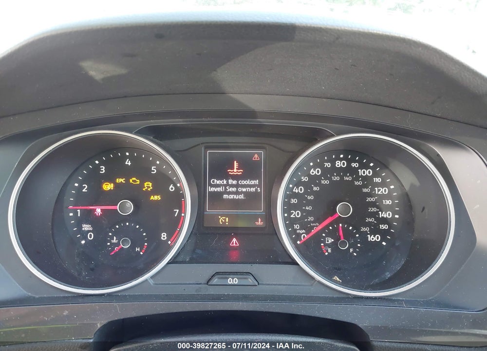 2019 VOLKSWAGEN TIGUAN VIN: 3VV1B7AX5KM190057