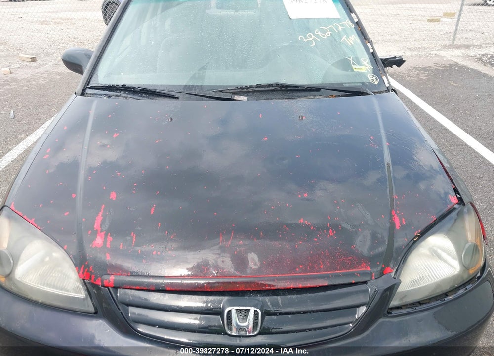 2003 HONDA CIVIC EX VIN: 2HGES267X3H584781