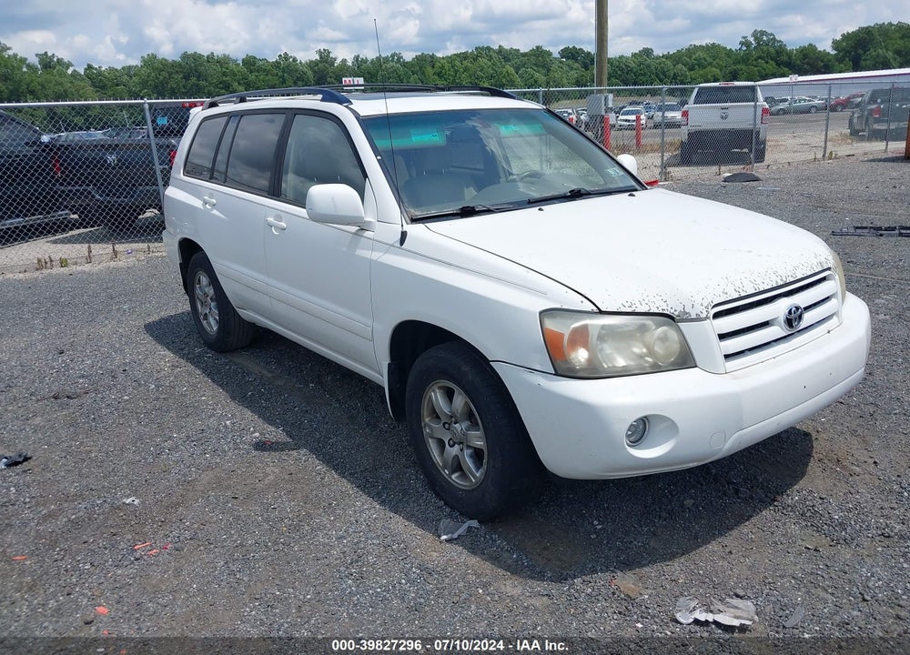 2007 TOYOTA HIGHLANDER V6 VIN: JTEDP21A570142138