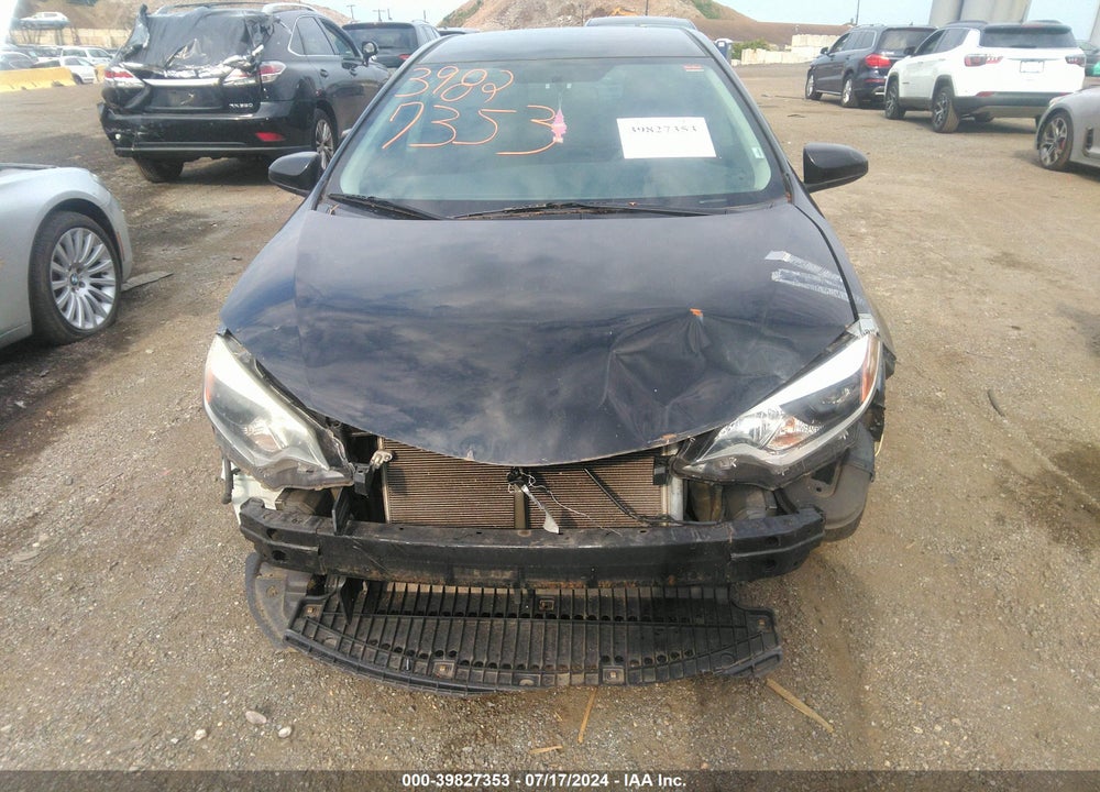 2016 TOYOTA COROLLA LE VIN: 5YFBURHE9GP395118