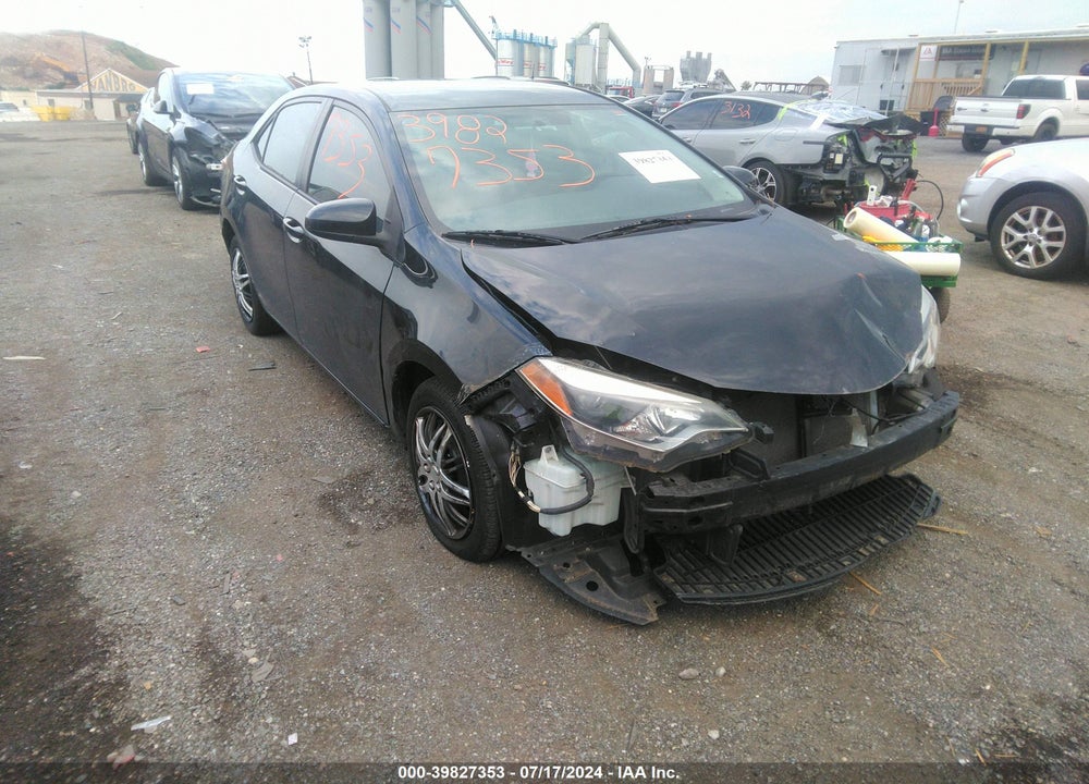 2016 TOYOTA COROLLA LE VIN: 5YFBURHE9GP395118
