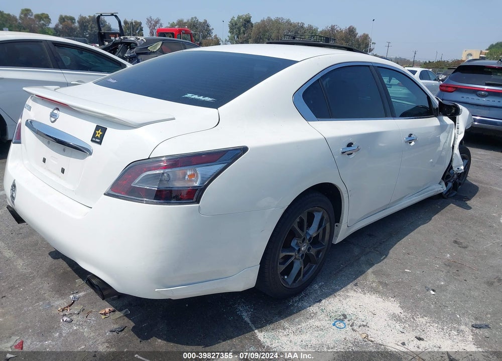 2012 NISSAN MAXIMA VIN: 1N4AA5AP5CC820576