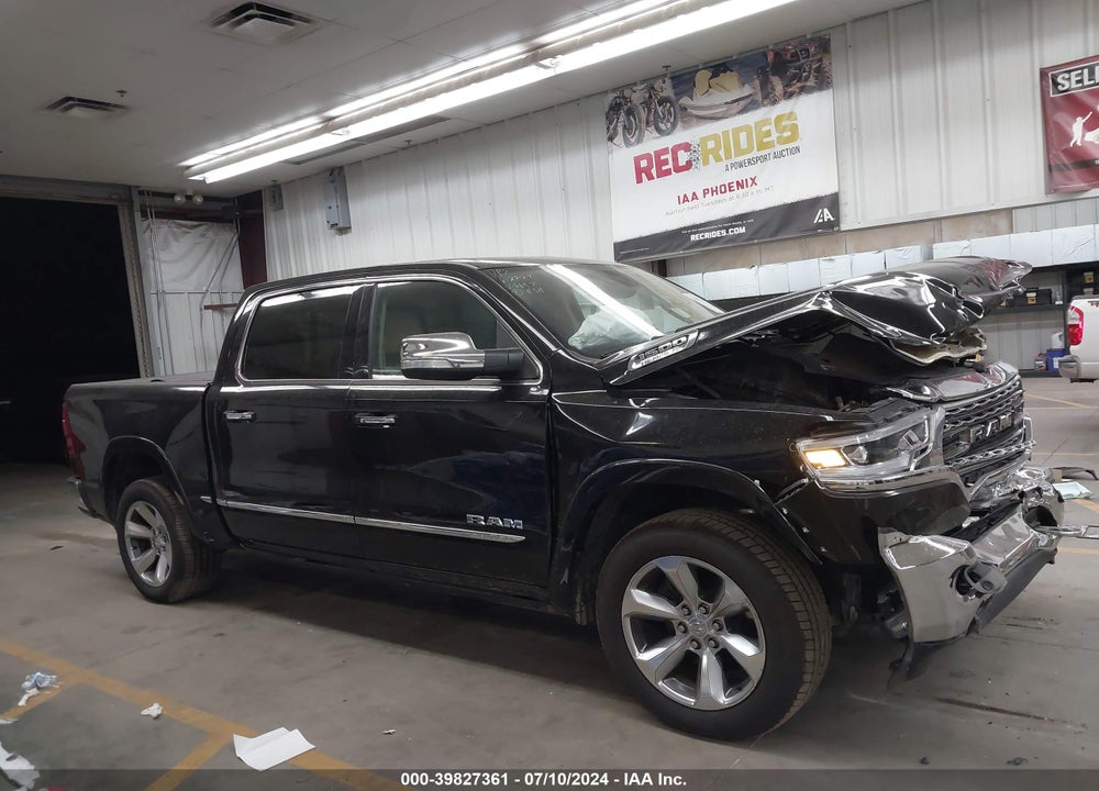 2019 RAM 1500 LIMITED 4X4 5'7 BOX VIN: 1C6SRFHT5KN906657
