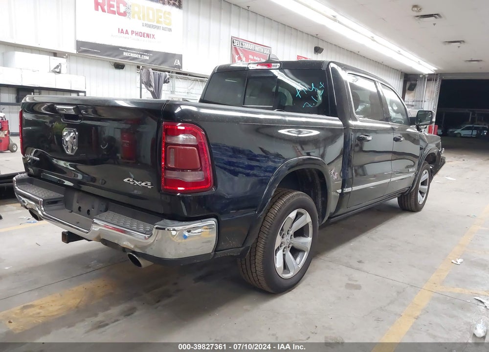 2019 RAM 1500 LIMITED 4X4 5'7 BOX VIN: 1C6SRFHT5KN906657