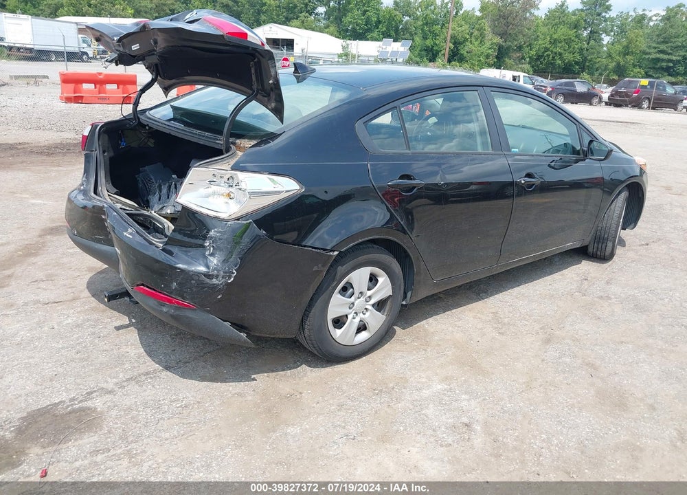 2014 KIA FORTE LX VIN: KNAFK4A67E5171950