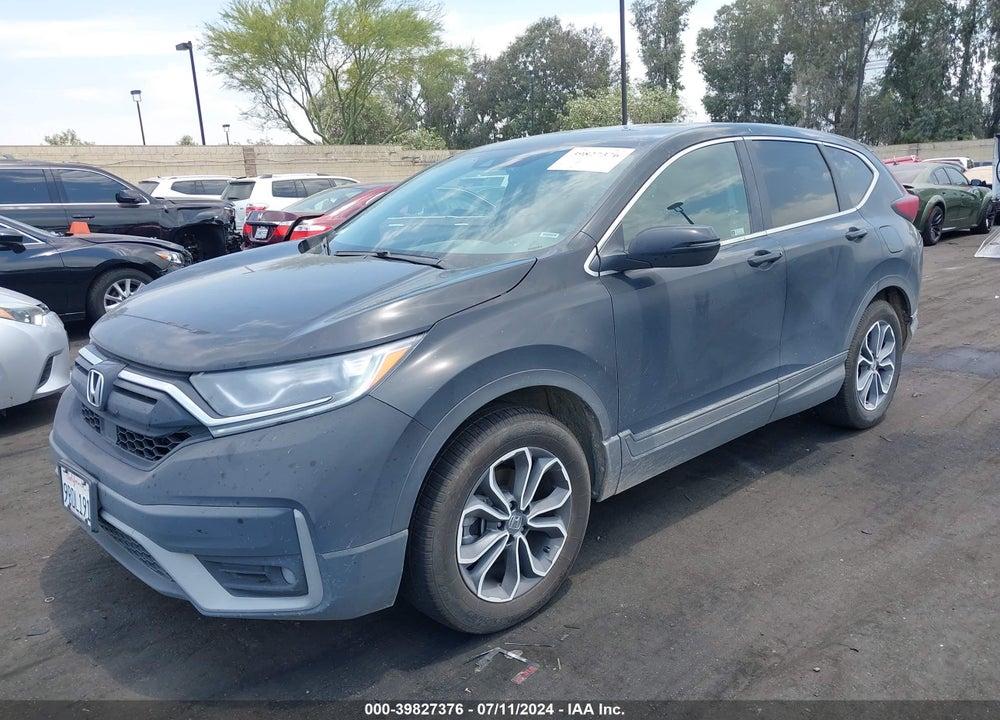 2022 HONDA CR-V AWD EX VIN: 2HKRW2H59NH651137