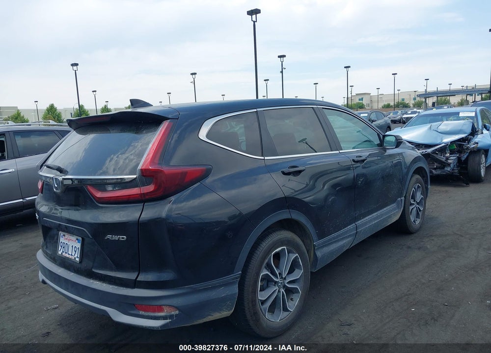 2022 HONDA CR-V AWD EX VIN: 2HKRW2H59NH651137