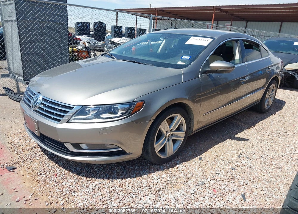 2014 VOLKSWAGEN CC 2.0T SPORT VIN: WVWBP7AN6EE509110