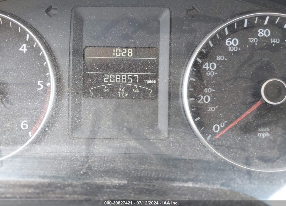 2012 VOLKSWAGEN JETTA 2.0L TDI VIN: 3VWLL7AJXCM008481