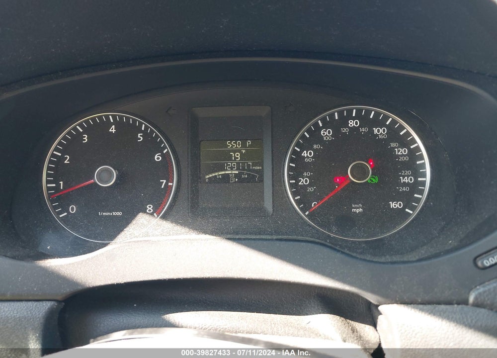 2013 VOLKSWAGEN JETTA 2.5L SE VIN: 3VWDP7AJ7DM219597