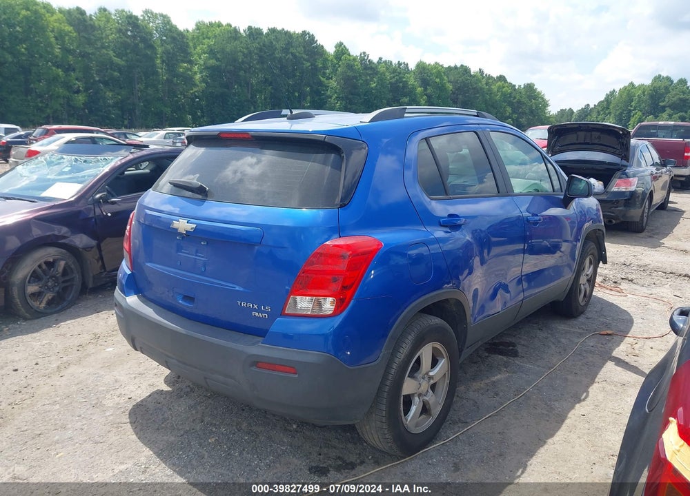 2015 CHEVROLET TRAX 1LS VIN: KL7CJPSB1FB116982