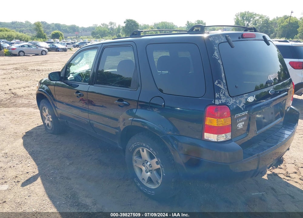 2005 FORD ESCAPE LIMITED VIN: 1FMCU94165KD13120