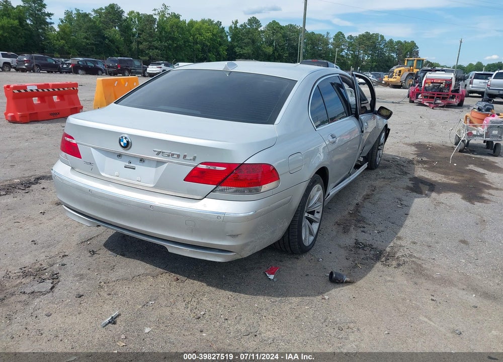 2008 BMW 750LI VIN: WBAHN835X8DT82324