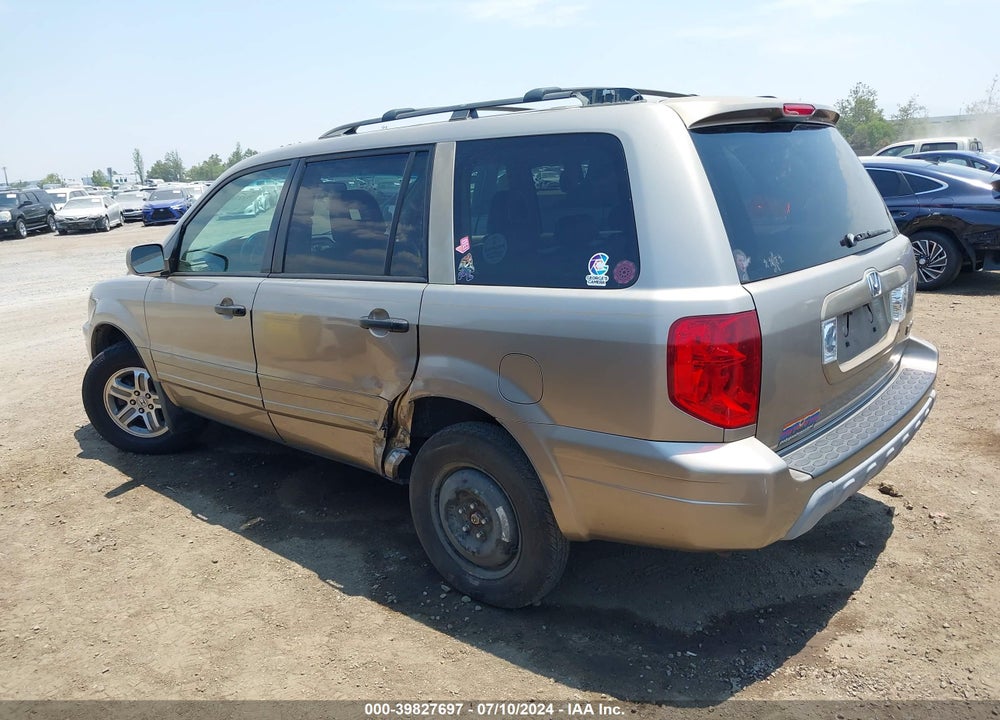 2004 HONDA PILOT EX-L VIN: 2HKYF185X4H597576