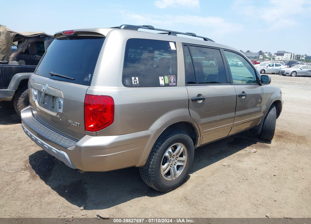 2004 HONDA PILOT EX-L VIN: 2HKYF185X4H597576