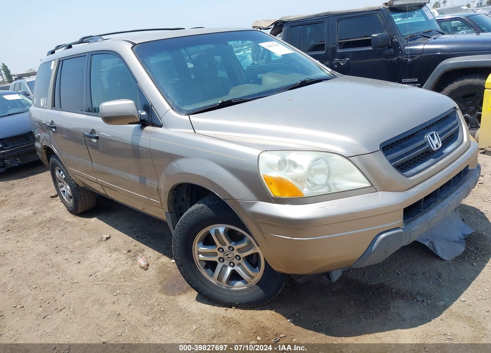 2004 HONDA PILOT EX-L VIN: 2HKYF185X4H597576