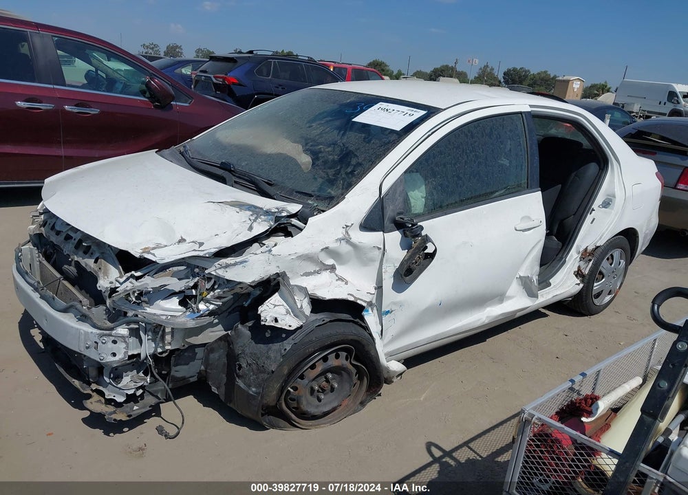 2010 TOYOTA YARIS VIN: JTDBT4K37A1393358
