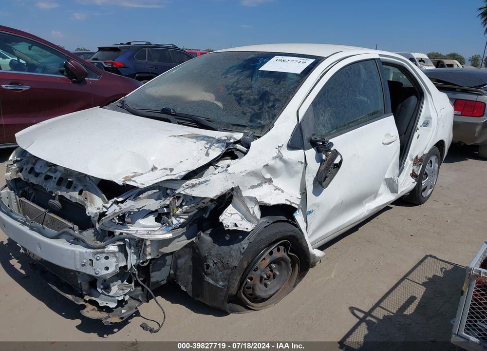 2010 TOYOTA YARIS VIN: JTDBT4K37A1393358