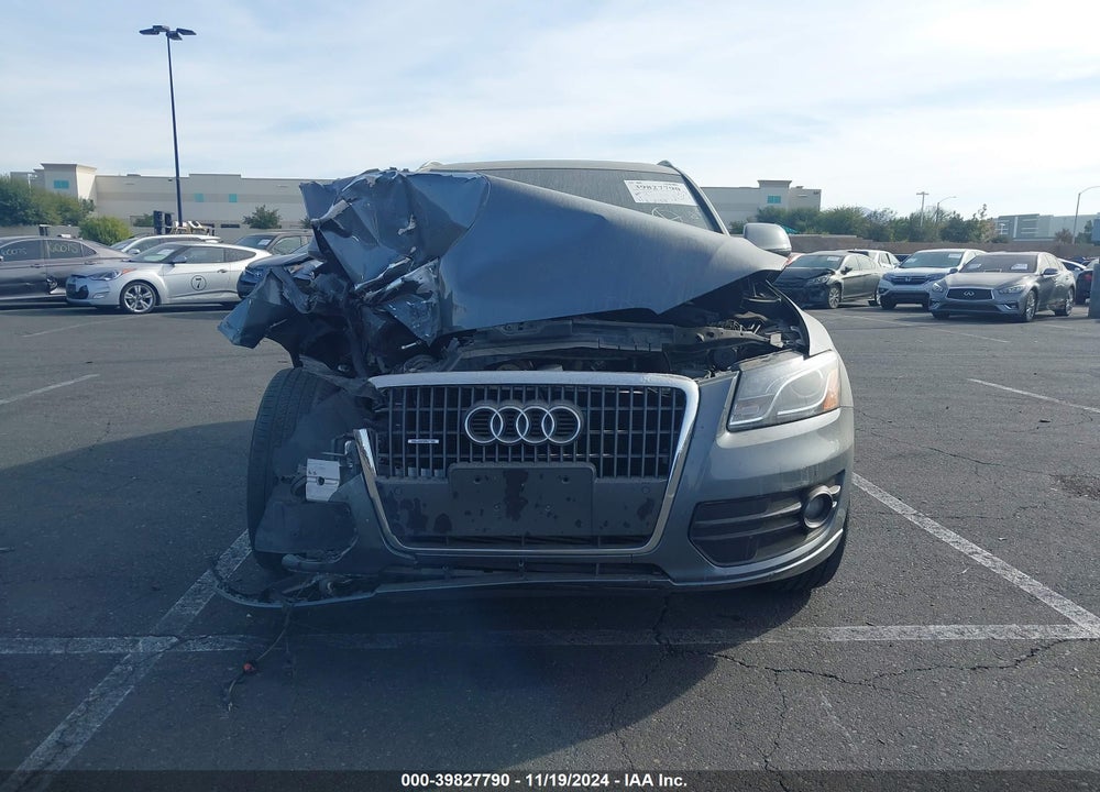 2012 AUDI Q5 2.0T PREMIUM VIN: WA1LFAFP2CA083820