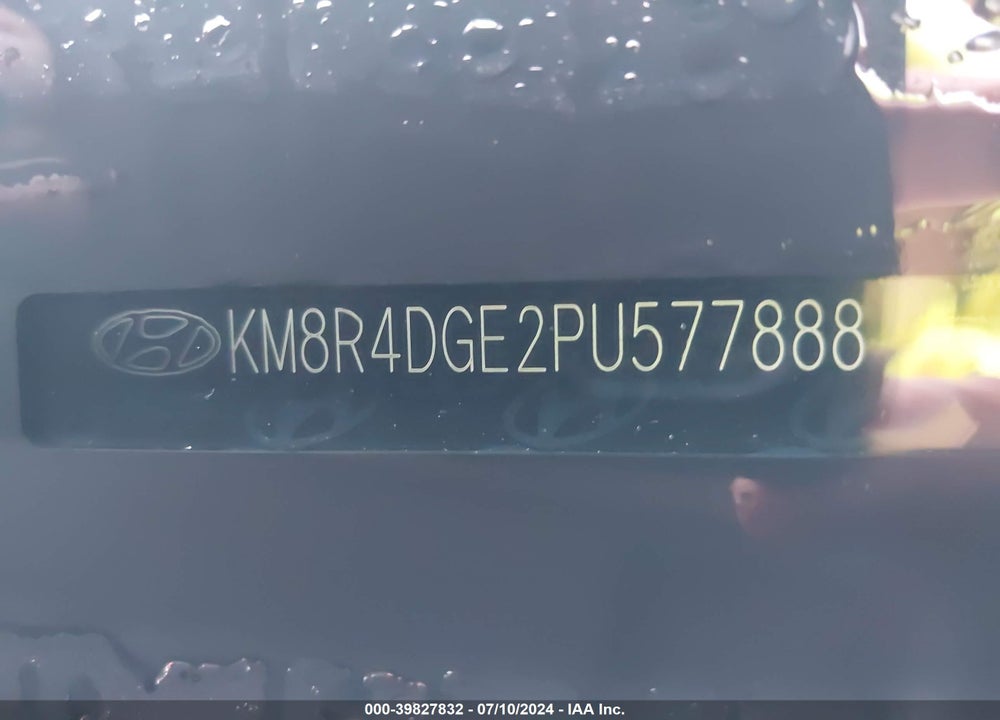 2023 HYUNDAI PALISADE SEL VIN: KM8R4DGE2PU577888