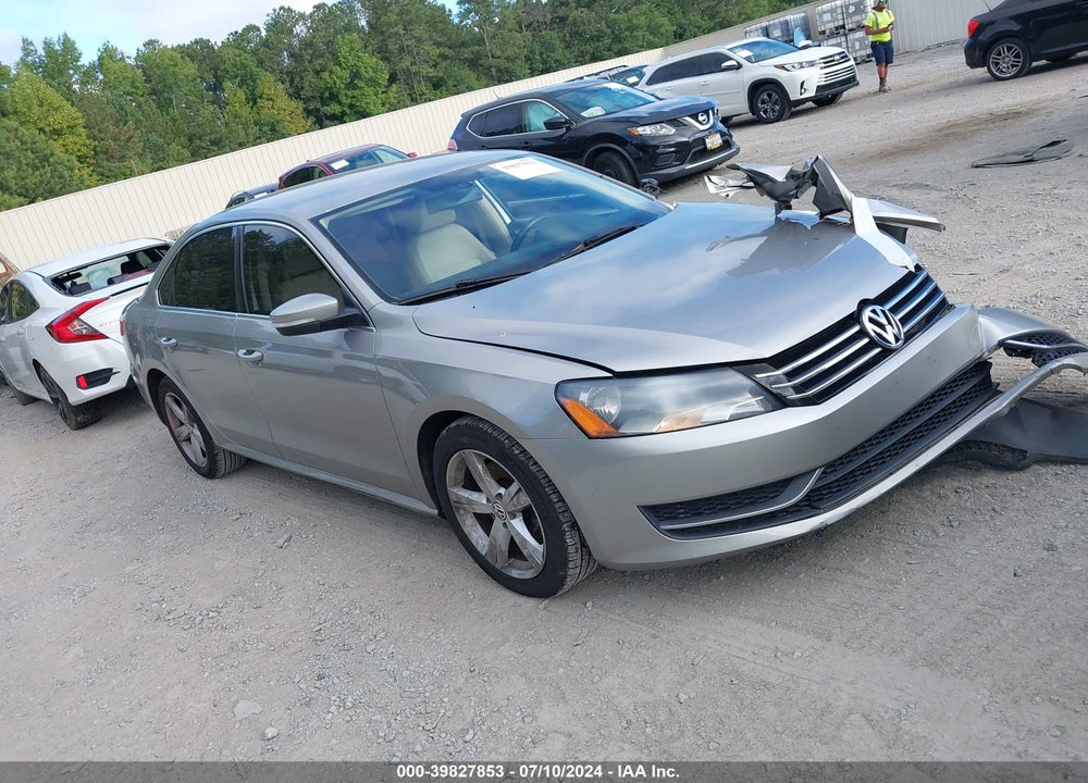 2012 VOLKSWAGEN PASSAT 2.5L SE VIN: 1VWBP7A31CC108343