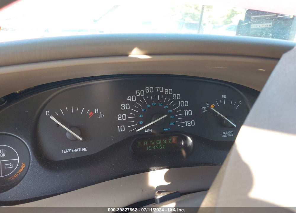 1998 BUICK CENTURY VIN: 2G4WS52M6W1510265