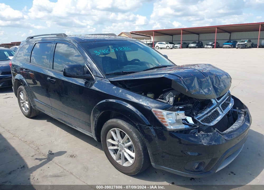 2016 DODGE JOURNEY SXT VIN: 3C4PDCBB0GT191693
