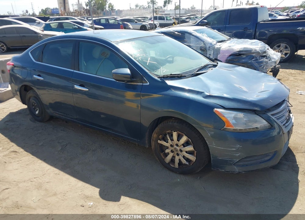 2014 NISSAN SENTRA SV VIN: 3N1AB7AP7EL661945