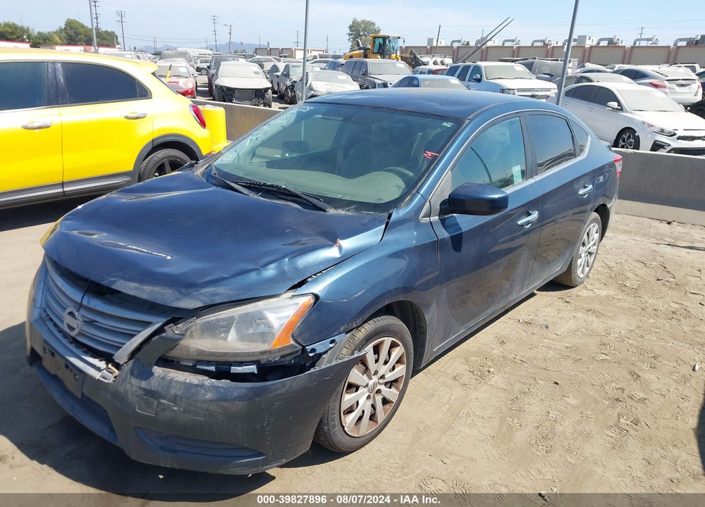 2014 NISSAN SENTRA SV VIN: 3N1AB7AP7EL661945