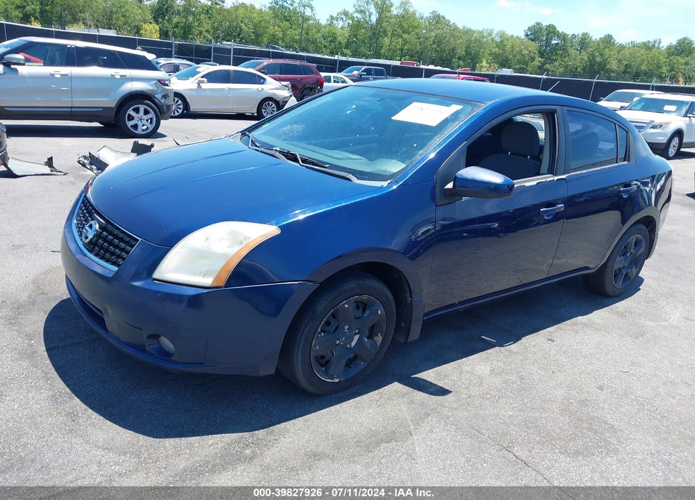 2008 NISSAN SENTRA 2.0 S VIN: 3N1AB61E58L692995