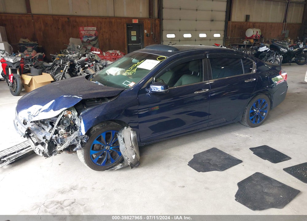 2013 HONDA ACCORD EX-L VIN: 1HGCR2F85DA091392
