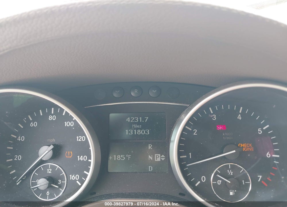 2007 MERCEDES-BENZ GL 450 4MATIC VIN: 4JGBF71E07A196354