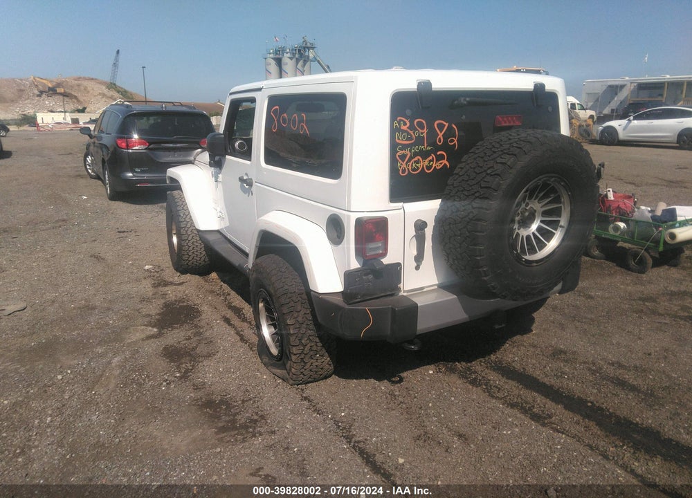 2015 JEEP WRANGLER SAHARA VIN: 1C4AJWBGXFL742833