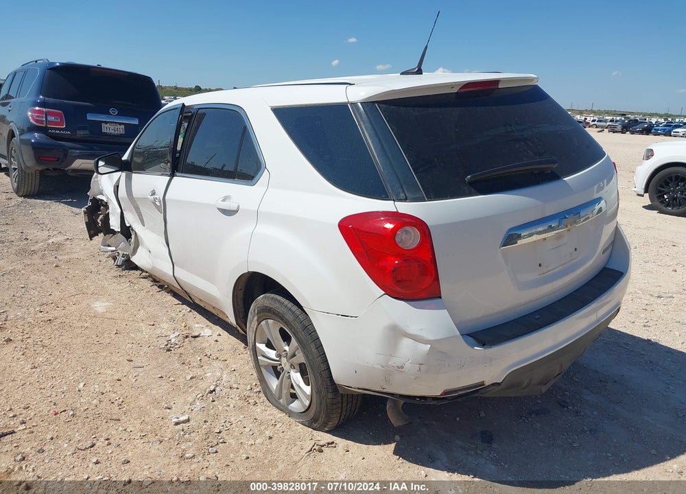 2013 CHEVROLET EQUINOX LS VIN: 1GNALBEKXDZ110340