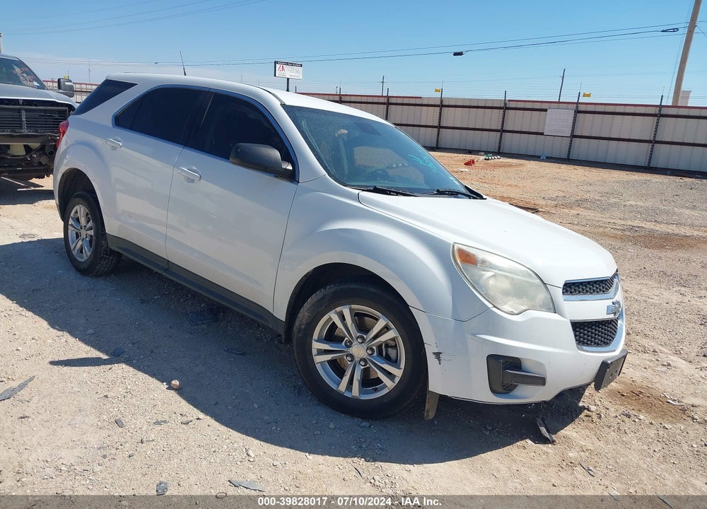 2013 CHEVROLET EQUINOX LS VIN: 1GNALBEKXDZ110340
